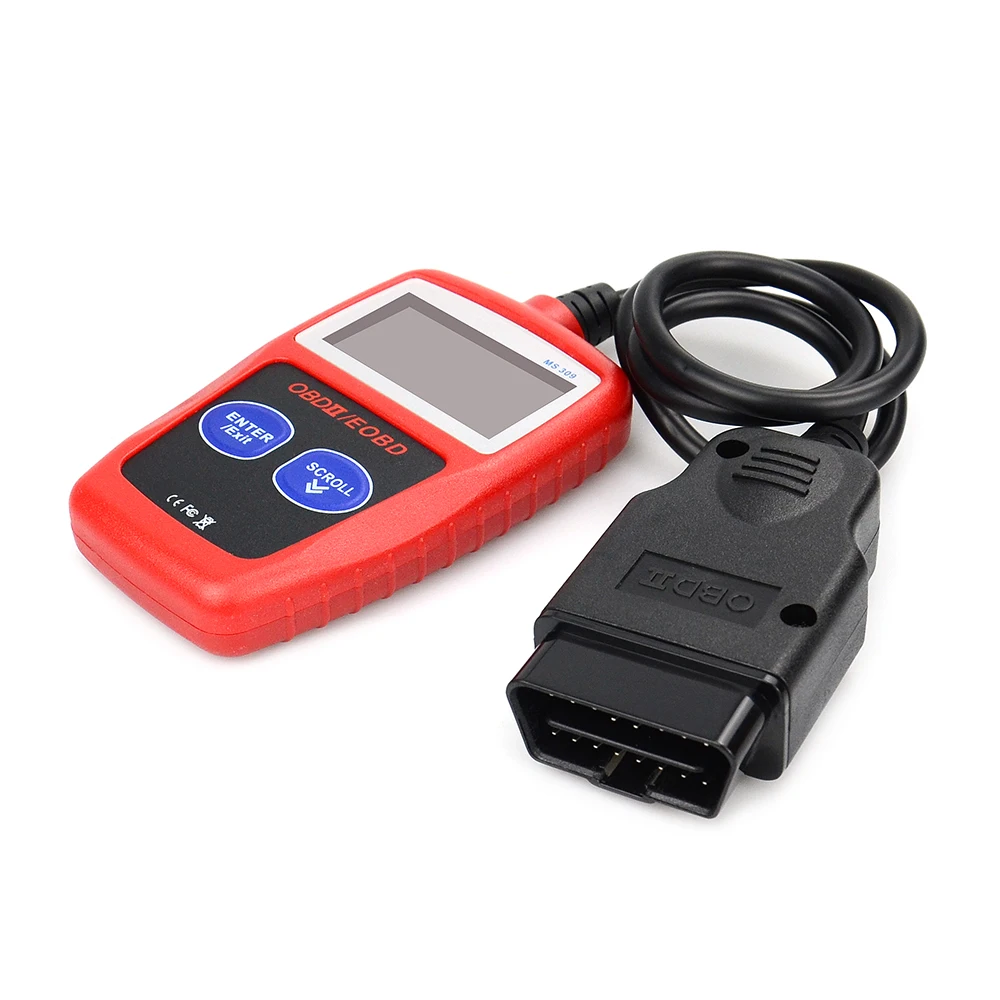 MS309 OBD2 сканер многоязычный Автомобильный сканер диагностическое ...