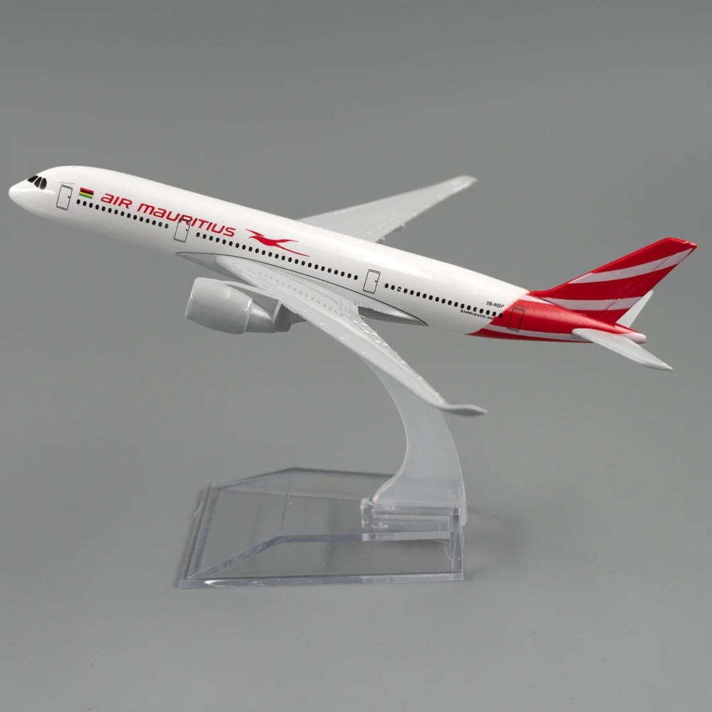 1/400 エアバス A350 モーリシャス航空ミニチュア航空機モデル 16