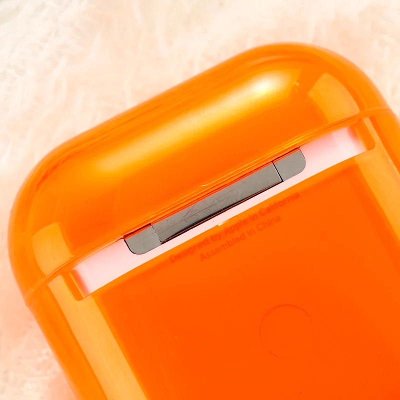 Чехол карамельного цвета для AirPods, чехол, Роскошный милый прозрачный жесткий чехол на AirPods Apple, чехол, протектор для Air Pod, чехол s, чехлы
