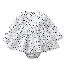 Ropa para bebés recién nacidos, peleles de lunares, Vestido de manga larga con cuello redondo, pantalones triangulares en la entrepierna