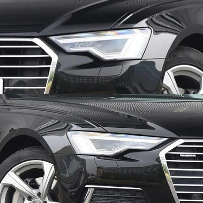 Для audi A6L c8 абажур для объектива корпус Прозрачная Передняя крышка пластиковая фара корпус прозрачный объектив