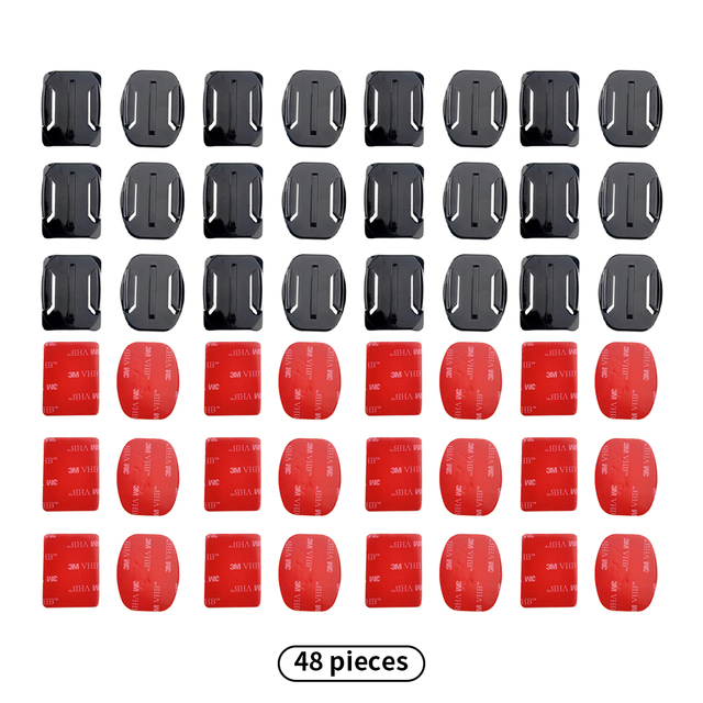 Flat Adhesive Mounts Sticker Mount for GoPro Go Pro Hero 10 9 8 7 6 5 Xiaomi Yi 4K SJCAM Helmet Action Camera Accessories