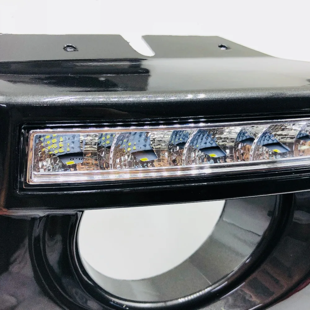 Для hyundai Tucson 2007 2008 2009 2010 2011 2012 2013 затемнения Водонепроницаемый 12V светодиодный автомобиль DRL Противотуманные фары противотуманные светильник