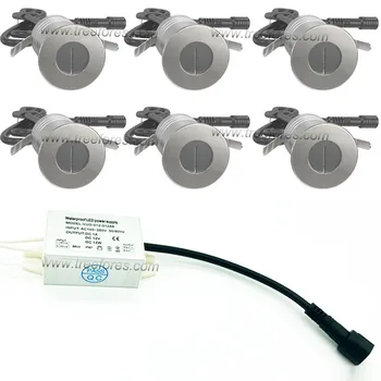 

1Watt 3Watt CREE 12-24Volt IP67 Mini Led linear lamp with waterproof driver + wires + Connector garden wall spot lighting