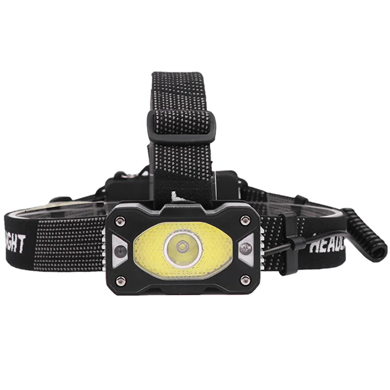 Refurbished Offer for  Motion Sensor Headlamp XPG COB LED Headlight 5 Modes Portable Glare Head Lamp Camping Hunting Light