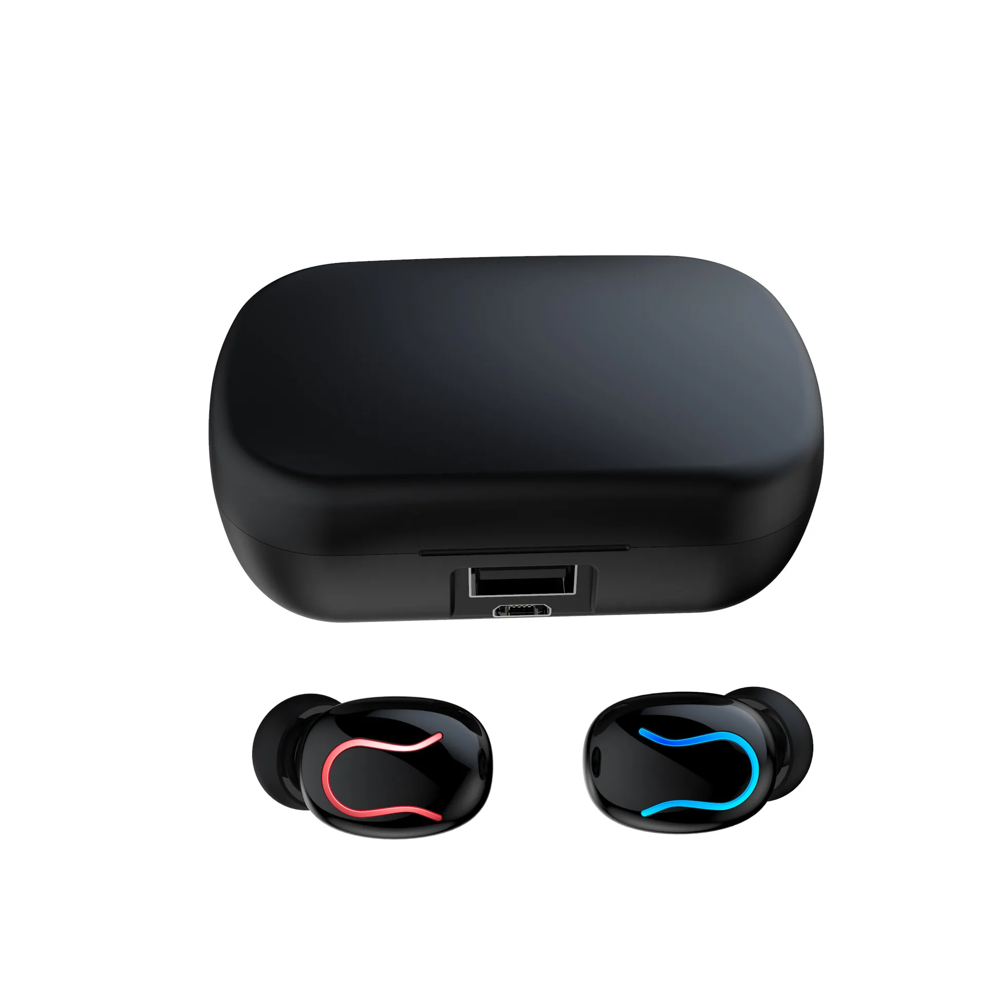 HBQ-Q82, tws, Спортивная bluetooth-гарнитура, 5,0, цифровой дисплей, складские Bluetooth наушники