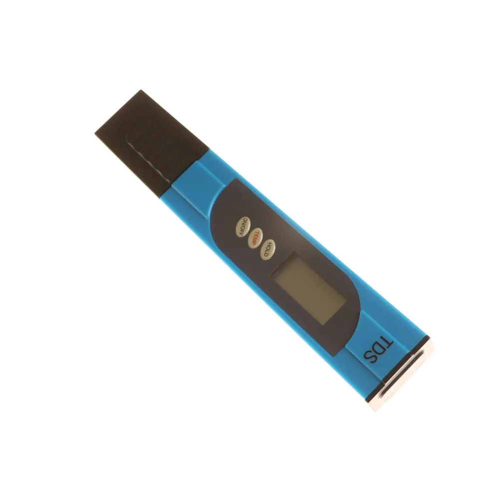 1Set Blue EC TDS Tester LCD Digital Meter Pen Tap Water Quality Filter Purity Monitor