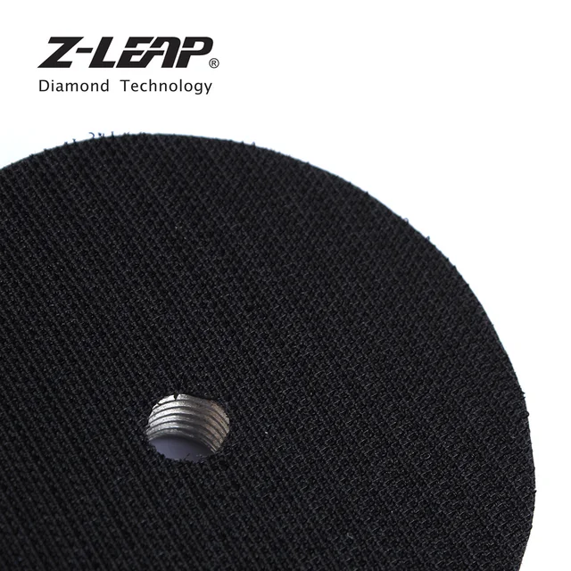 Z-LEAP 4 "1 pieza Backer Pad para almohadilla de pulido de diamantes aluminio basado en respaldo de M14 5/8-11 polaco rueda Pad Holder 6