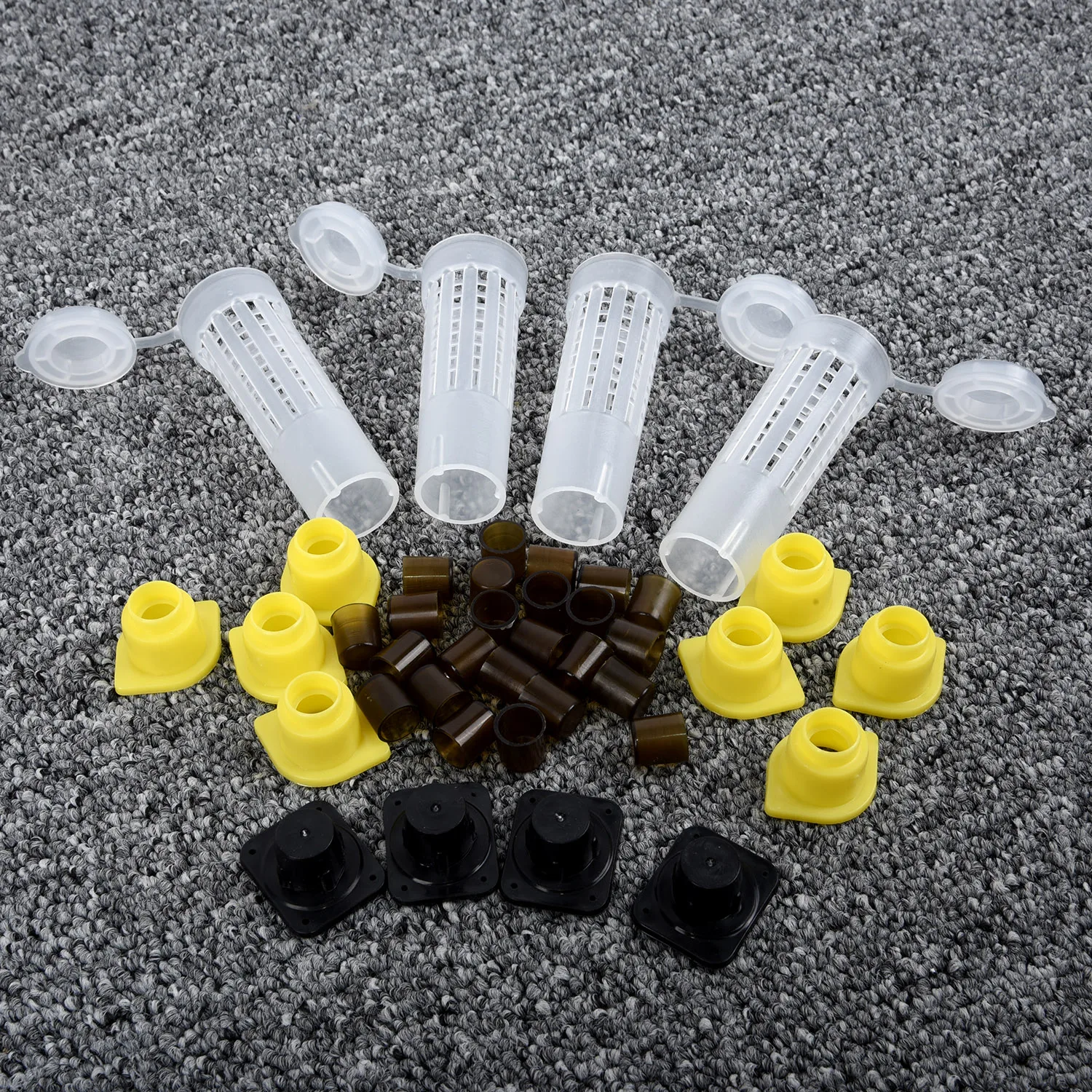 Полный вывод маток Cupkit система пчеловодства Ловца коробка+ 100 сотовых чашек набор Q