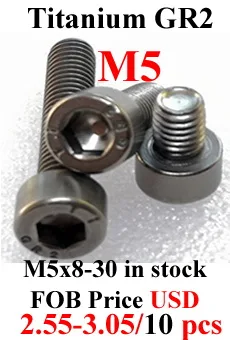 Vite In Titanio A Testa Conica M5 X 20 - Foto 10