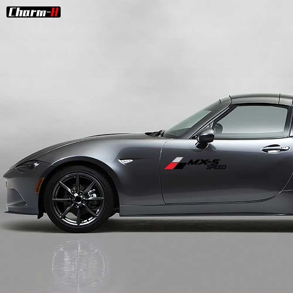 Car Styling Reflective Vinyl Door Side Window Windshield Bumper Mirror Fuel Tail Decals for Mazda MX-5 Stickers Accessories