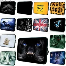 Черная сумка для ноутбука с принтом собаки 14 14,1 14,4 Дюймов, чехол для ноутбука chuwi lapbot Air, модный мужской чехол для ноутбука