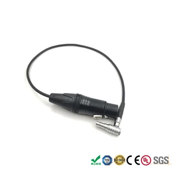 

FHG Mini 00 5 Pin Male Right Angle to Original XLR 3 Pin Female Cable for Z CAM E2 Camera