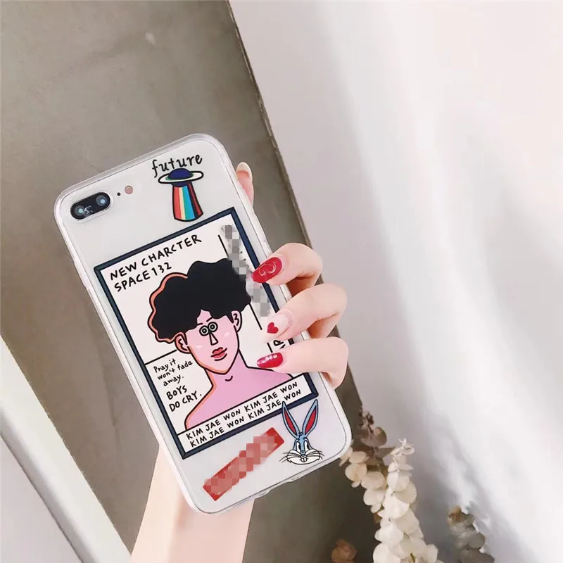 Мягкий чехол для iPhone 11 XS MAX XR X 7 8 6s Plus IMD|Бамперы| |