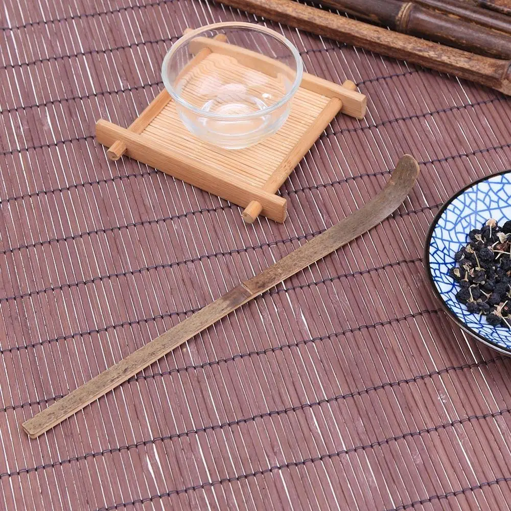 Новинка, ручная работа, Бамбуковая чайная ложка для чая, палочки, аксессуары для чайной церемонии, ретро расслабляющий деревенский стиль, совки, чай в стиках, инструмент