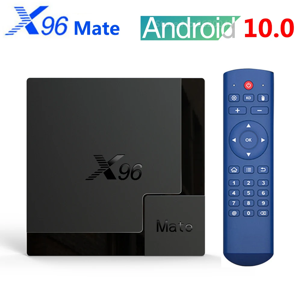 Новинка X96 Mate Smart TV Box Android 10 0 4 Гб RAM 32 64 ROM Allwinnner H6 2 4G 5G wifi Bluetooth 4K HD телеприставка vs MAX |