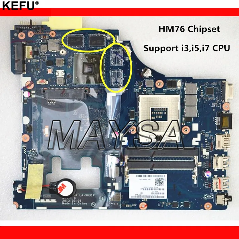 Лидер продаж на русском! Материнская плата для ноутбука Lenovo G500 с 4 видеопамяти