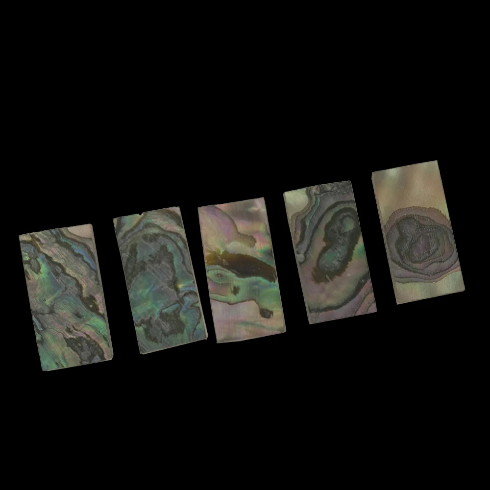 

20Pcs/lot Abalone Inlay Material Dots Rectangle DIY Colourful Guitar Ukulele Accessories 10*20mm Wide