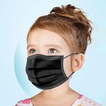 

24h Fast Shipping Disposable Child Mask Children Face Mask 50pcs / 100pcs 3-layer Disposable Non-woven Kids Protection Masks
