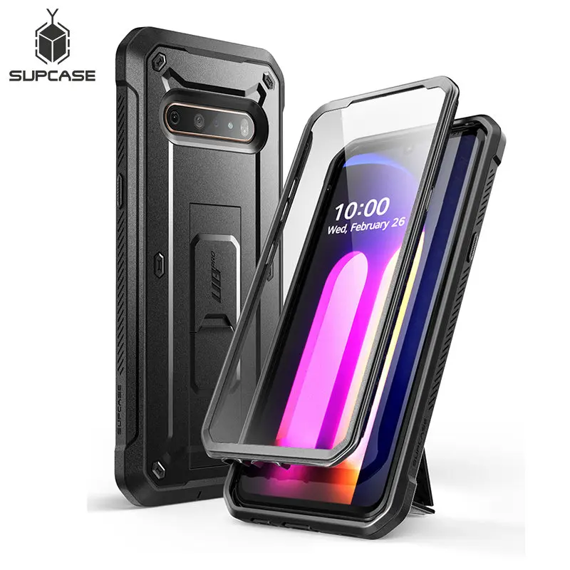 

SUPCASE For LG V60 ThinQ Case (2020) UB Pro Heavy Duty Full-Body Rugged Holster Cover with Built-in Screen Protector & Kickstand