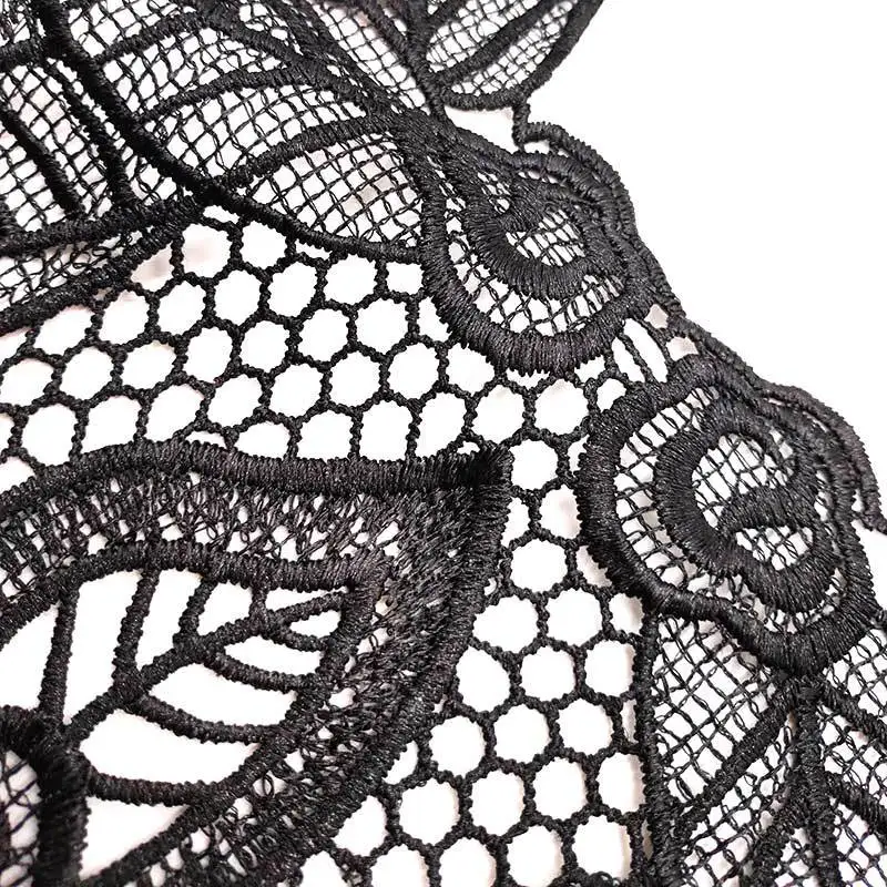 Emboidery воротник для шеи diy поддельные съемные воротники водорастворимые Женская бутоньерка трехмерные кружевные аксессуары
