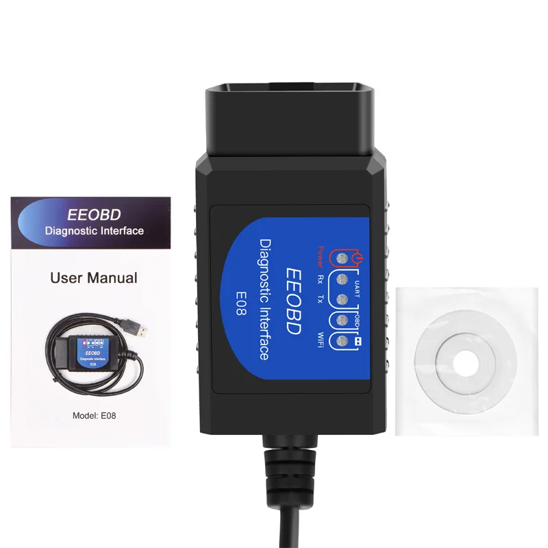 ELM327 OBD OBD2 считыватель кодов CAN-BUS поддерживает мультибрендовые автомобили многоязычный BT USB работает