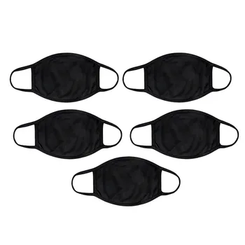 

5PC Anti-dust Mouth Mask Unisex Cotton Face Mask Washable Breathable Mascarillas Outdoor Masque De Protection Reuse Mascherine