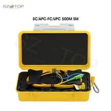 

Single Mode OTDR Launch Cable Box SC/APC-FC/UPC OTDR Test Extension Line 500m 1KM 2KM Avaliable