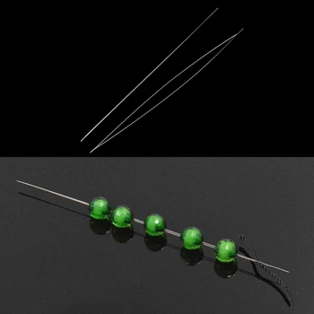 

10 Pcs Big Eye Curved Beading Threading Needle DIY Bracelet Jewelry String11.5cm 83XF