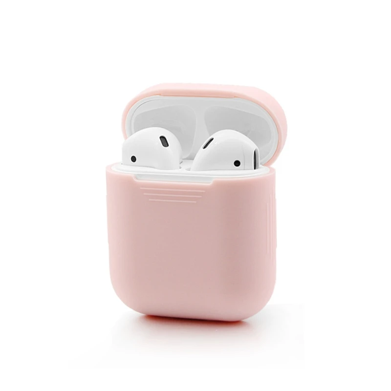 Силиконовый защитный чехол с ремешком для наушников AirPod чехол для зарядки