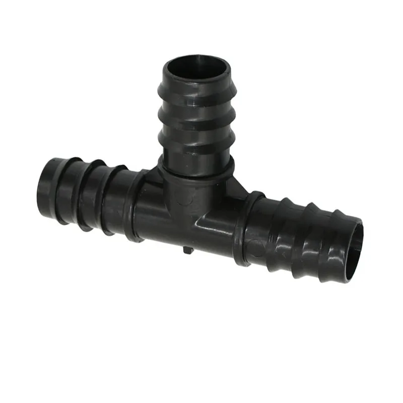 25mm Garden hose tee water splitter DN20 garden irrigation 3 way connector tee barbed adapter 25pcs