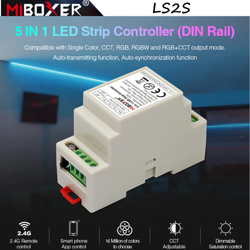 Пульт дистанционного управления для светодиодной ленты Miboxer LS2S 5 в 1 12 В 24