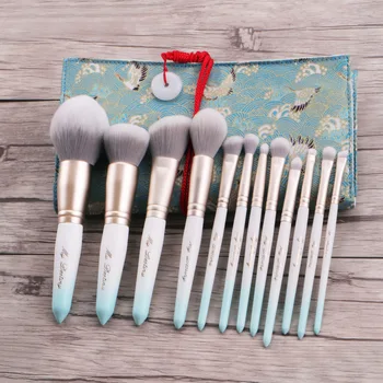 

mi di si Manufacturers Direct Selling Cangzhou Production Ice White Series 12 Artificial Fiber Brushes Customizable