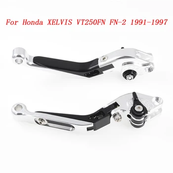 

Motorcycle aluminum Accessories Folding Extendable Brake Clutch Levers For Honda XELVIS VT250FN FN-2 1991-1997
