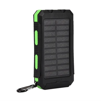 

Solar Power Bank Case Outdoor Fast Charge Solar Mobile Power Bank Case DIY Kit Waterproof Solar Power Bank Cases With Compass