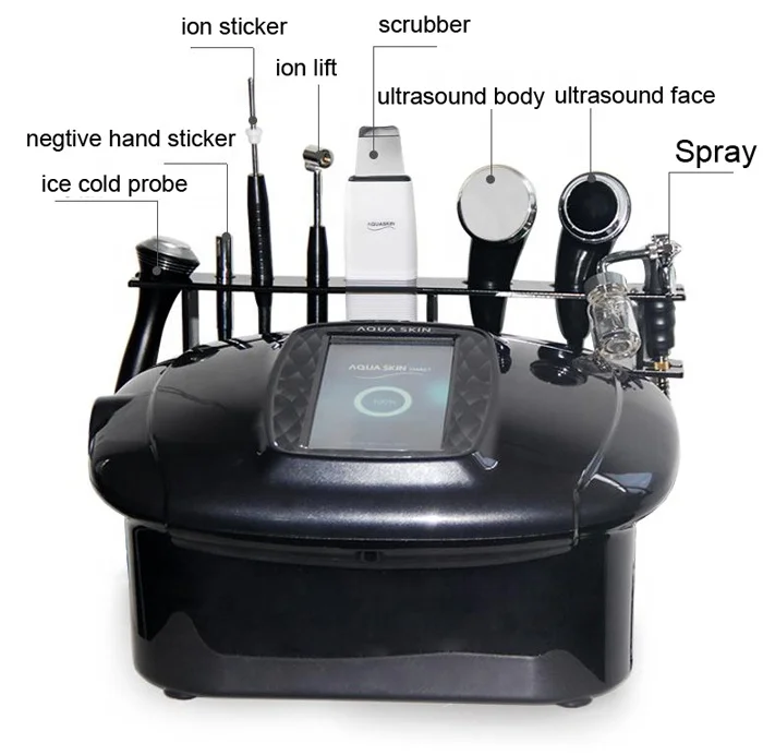 2020 Effective aqua skin smart aqua skin whitening 8 in 1galvanic spa galvanic current