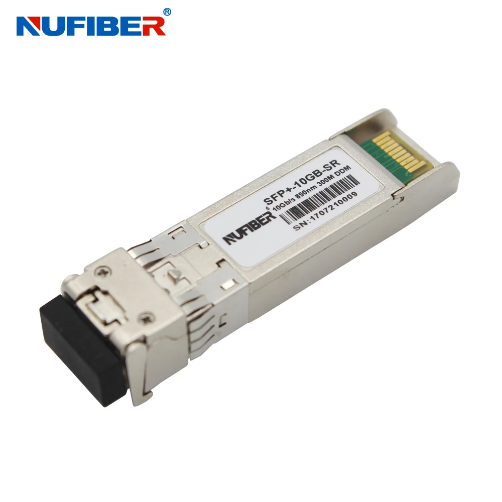 

5 PCS 10Gb/s SFP+ Transceiver SFP-10G-SR dual fiber multimode 300m 850nm LC DDM