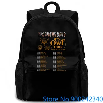 

New Zac Brown Band The Owl Tour Black New women men backpack laptop travel school adult student