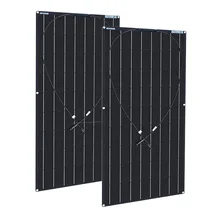 120W 240W elastyczny zestaw paneli słonecznych moduł fotowoltaiczny ładowarka słoneczna do jachtu samochód kempingowy samochód kempingowy 12v bateria