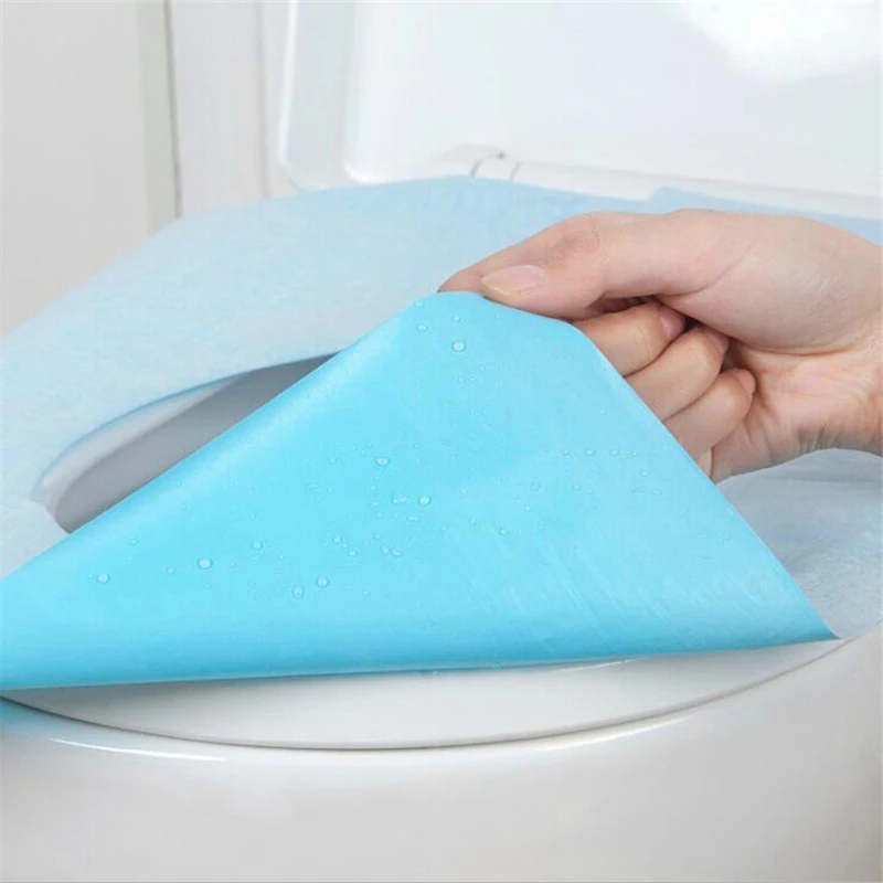 

Pocket size Travel disposable Hygienic toilet seat cover mat Anti-bacterial 45*37cm Pregnant women toilet seat cover Pad