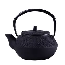 WSFS горячий стиль чугунный чайник поставляется с ситечком чайник 300 мл (черный)