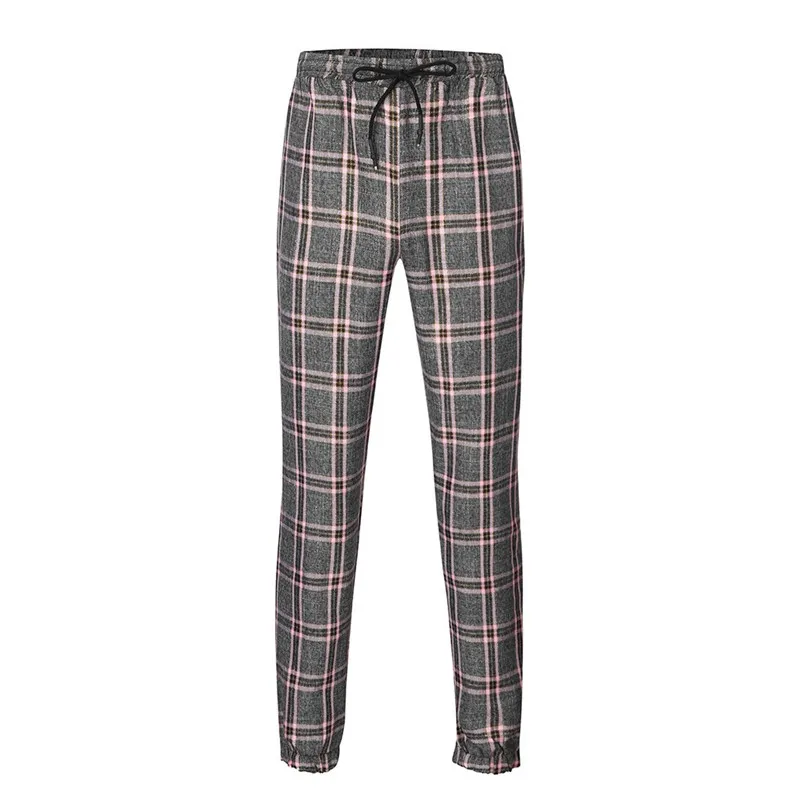 Мужские Pantalon, мужские спортивные штаны, Мужские штаны для бега, осенние модные полосатые клетчатые мужские штаны в стиле хип-хоп, уличная одежда, брюки-карго