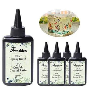 

100ml UV Resin Hard Crystal Clear Glue Ultraviolet Curing Epoxy Resin Jewelry