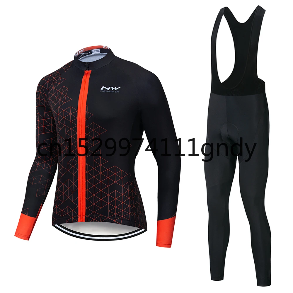 

2020 NW Autumn breathable pro team tinkoff cycling jerseys long sleeve quick dry cloth MTB Ropa Ciclismo Bicycle maillot