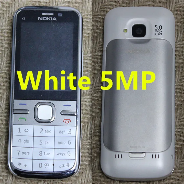 iphone 8 refurbished C5 Original Unlocked Nokia C5-00 Cellphone 3.15MP 3G Bluetooth FM Cheap Mobile Phone Free shipping iphone 11 refurbished Refurbished Phones