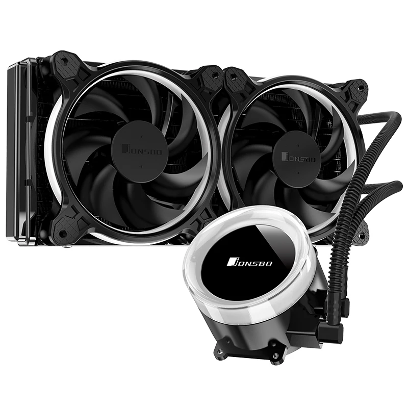 Jonsbo Tw2-240 601 Pc Cpu водяное охлаждение 4Pin Pwm интегрированный кулер водяного охлаждения для Lga 775/115X Intel Amd Ryzen Apu компьютера