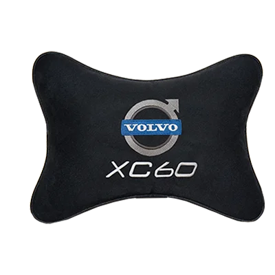 Car neck pillow/headrest/car accessories/Alcantara black with logo car Volvo XC 60 pillow headrest | Автомобили и мотоциклы
