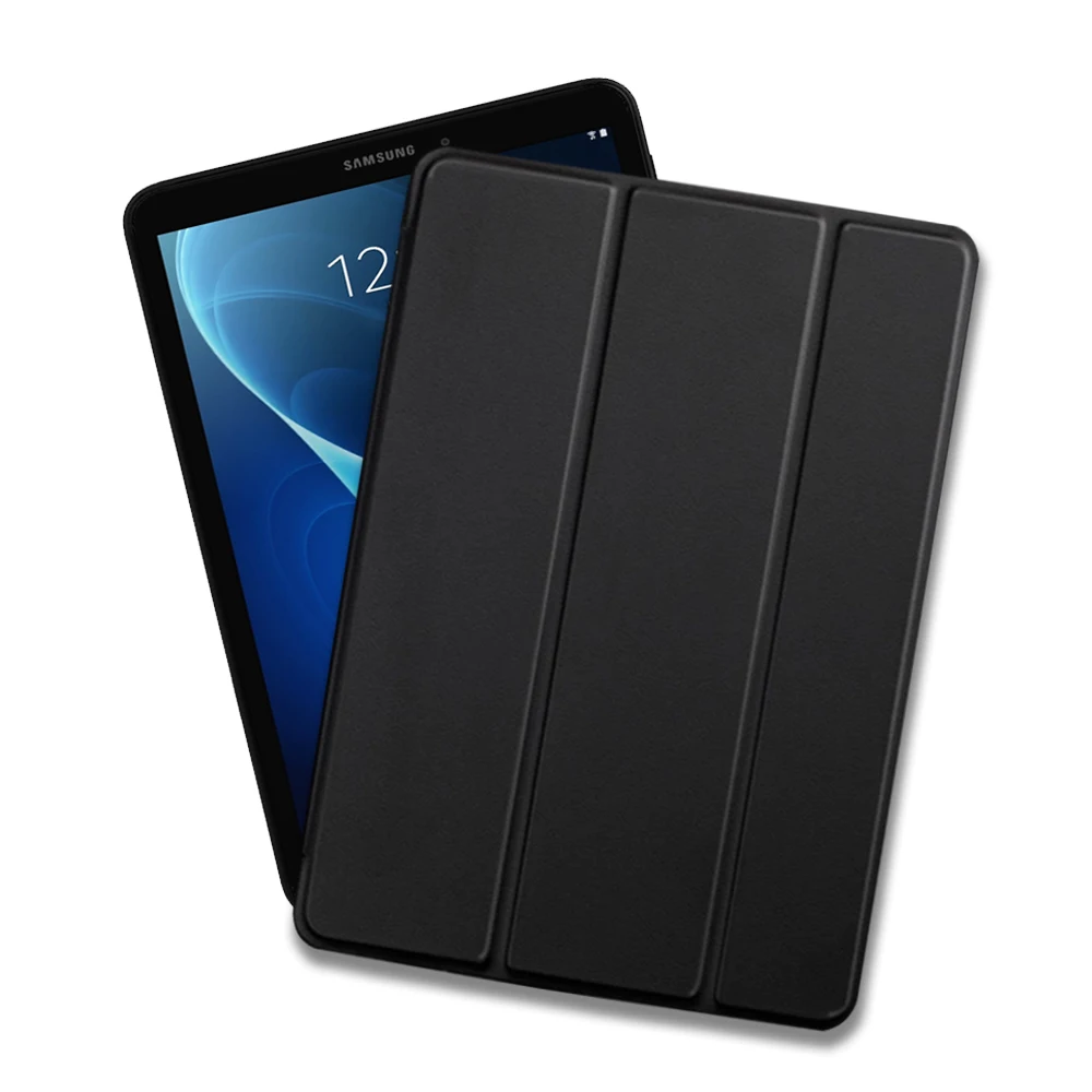Case For Samsung Galaxy Tab A A6 10.1inch SM-T580 SM-T585 Flip Trifold Stand Case PU Leather Full Smart Auto Wake Cover tablet case