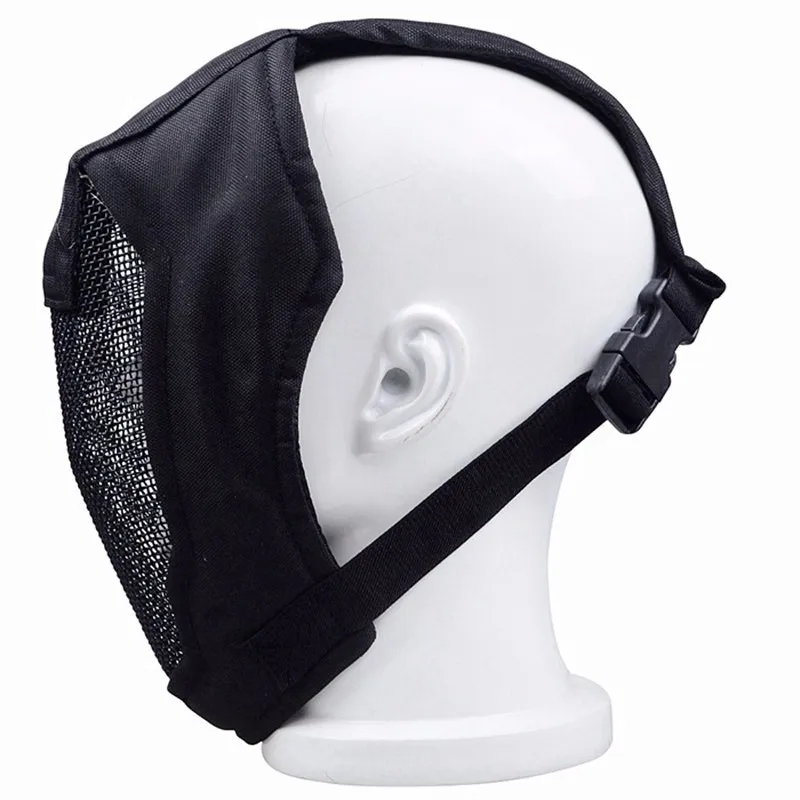 V3 Fencing Style Full Face Airsoft Mask(Black)5