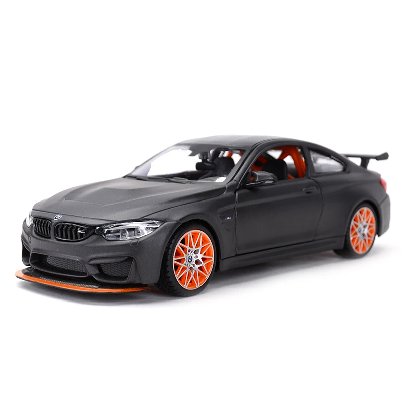 Maisto 1:24 оранжевый BMW M4GTS сплав гоночный автомобиль-трансформер модель автомобиля Моделирование Украшение автомобиля коллекция Подарочная игрушка